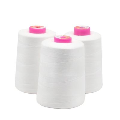 Algodão puro de papelão em rolos de caixote de chá 100% de algodão Cone de fio fio Branco de fio