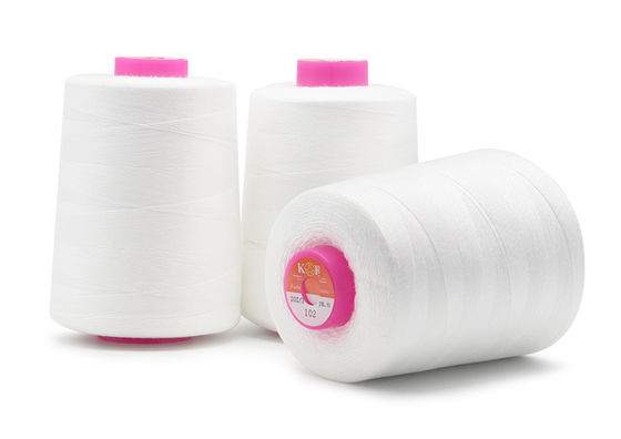 Algodão puro de papelão em rolos de caixote de chá 100% de algodão Cone de fio fio Branco de fio