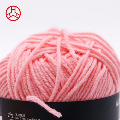 50 g Material Fio de lã de cor pura multicolorido Fio de algodão de leite Fio de malha de lã