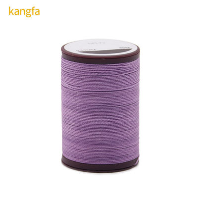 Fio de poliéster de cone de plástico com trança redonda e cera para costura de sapatos 0,35 mm 0,45 mm 0,65 mm