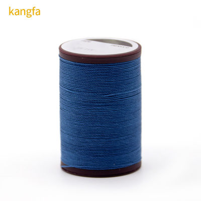 Fio de poliéster de cone de plástico com trança redonda e cera para costura de sapatos 0,35 mm 0,45 mm 0,65 mm