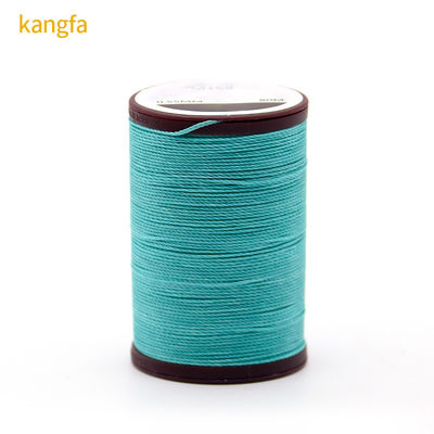 Fio de poliéster de cone de plástico com trança redonda e cera para costura de sapatos 0,35 mm 0,45 mm 0,65 mm