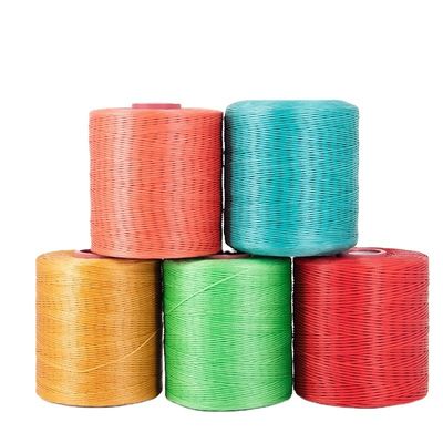 1.0 mm Filamento de cera plana para costura de couro Filamento de poliéster de cera ligada a fios trançados