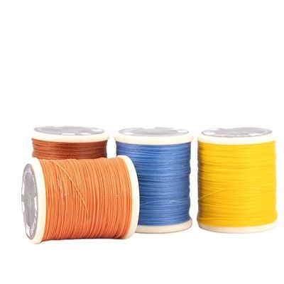 Costura à mão 30g Fios de cera redondos de um rolo para artesanato de couro DIY Poliéster de 0,55 mm