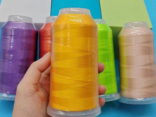 108D 120D/2 4000m 5000m Fios de poliéster para máquina de bordado