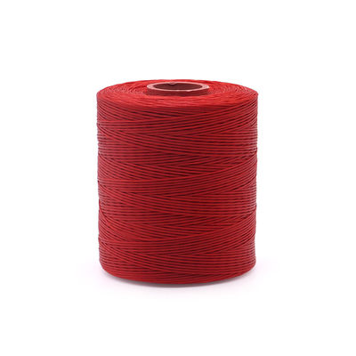 Alta Tenacidade 100% Fios de Poliéster Flat Waxed Braided Thread 0,8 mm 1 mm Impermeável Preto