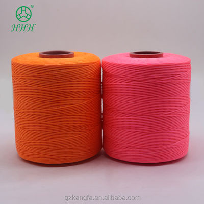 210D/1*16 Fios cerados 1 mm Fios de poliéster para volante costurados resistentes a produtos químicos