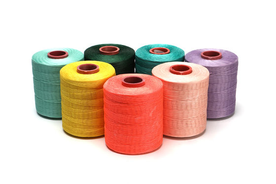210D/1*16 Fios cerados 1 mm Fios de poliéster para volante costurados resistentes a produtos químicos