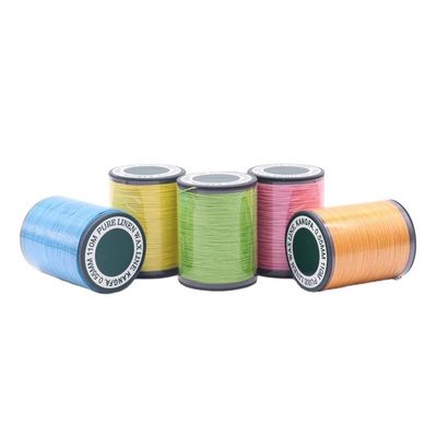 Tecelagem à mão 0,55 mm Linho fio encerado 120m em 40 cores para projetos de macrame