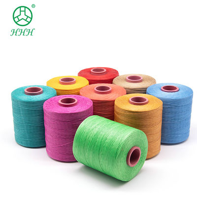 Flat Round 0.6mm 0.8mm 1mm Poliéster Trilhado Filamento Cerado para acessórios de jóias