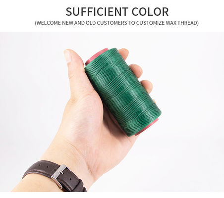 210D/16 Alta Tenacidade 200M Flat Polyester Waxed Thread 1mm Para Calçados