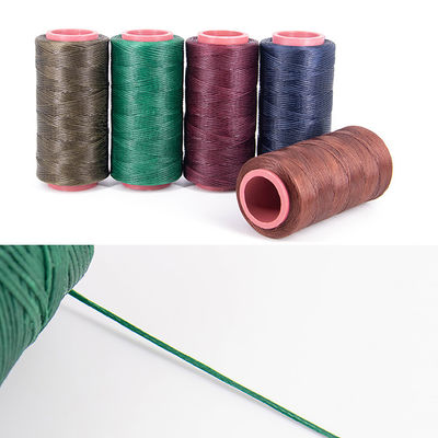 210D/16 Alta Tenacidade 200M Flat Polyester Waxed Thread 1mm Para Calçados