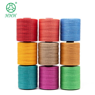 240 Cores 150D 100% Poliéster de costura Flat Waxed Thread para couro padronizado