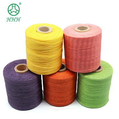 240 Cores 150D 100% Poliéster de costura Flat Waxed Thread para couro padronizado