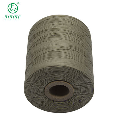 Proteção UV 150D/16 400g Calçado de couro de costura de cera Cordão de cera plana Fios trançados de poliéster