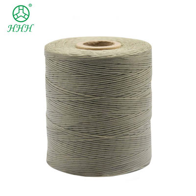 Proteção UV 150D/16 400g Calçado de couro de costura de cera Cordão de cera plana Fios trançados de poliéster