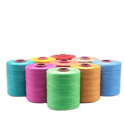 100% de poliéster de nylon fio de cera para costura de sapatos cor cor