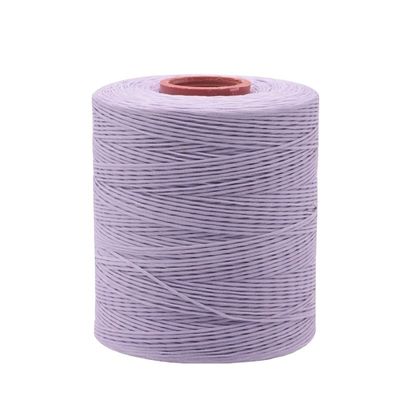 210D/16 Cordão de Fios de Poliéster Flat Waxed 1 mm para Fabricação de Calçados em Padrão Tintado