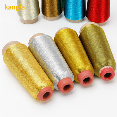MERCERIZADO Lurex Poliéster Ouro Metálico Prata Fios de bordado Border Lace Applique