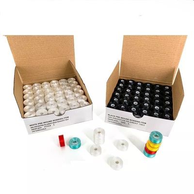 Fios de costura 3.7g/ bola Fios de bobina pré-enrolados para projetos de bordados acolchados