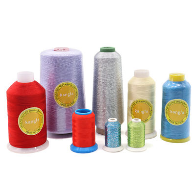 Fios de bordados impermeáveis 120D/2 Fios de costura 5000 Yards Kangfa Filament Supply