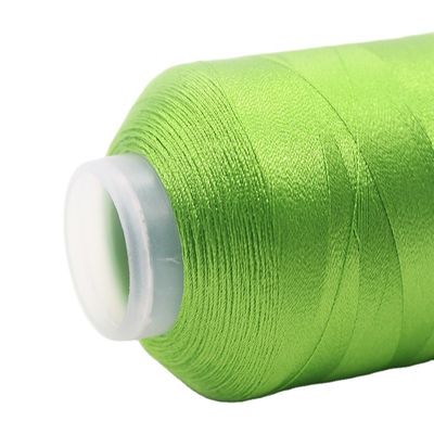 Fios de bordado de ramificação de comprimento 5000Y Fios de algodão de poliéster para bordados de costura cruzada