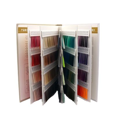 Embroidery Cartão de cores de fios de seda Gráfico de amostras Livro 2ply 720 cores para bordados