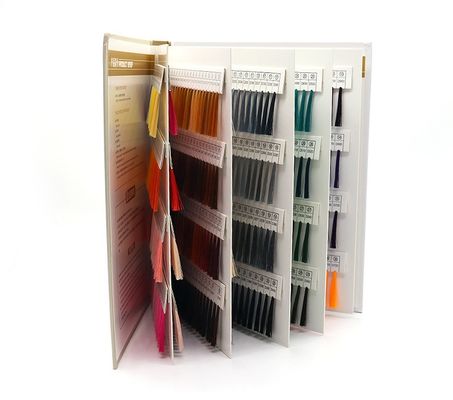 Embroidery Cartão de cores de fios de seda Gráfico de amostras Livro 2ply 720 cores para bordados