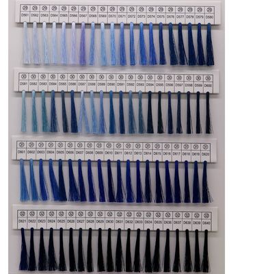 Embroidery Cartão de cores de fios de seda Gráfico de amostras Livro 2ply 720 cores para bordados