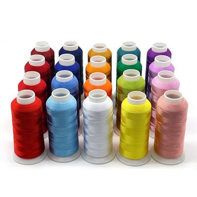 OEM/ODM 100% de poliéster em lote de 700 cores de bordados para bordados de máquinas rápidas