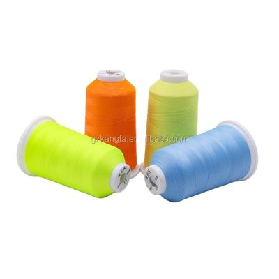 120D/2 150D/2 300D/2 Fios de bordados com mudança de cor de poliéster para bordados em máquina