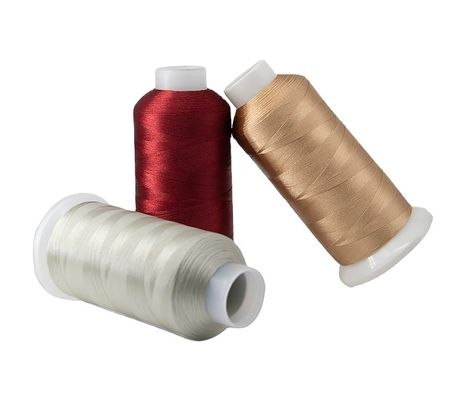 100% Poliéster 120d 2 5000Y Fios de bordado com baixo encolhimento OEM ODM aceito