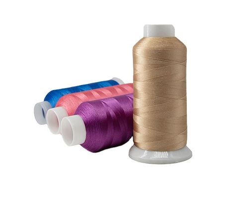 100% Poliéster 120d 2 5000Y Fios de bordado com baixo encolhimento OEM ODM aceito