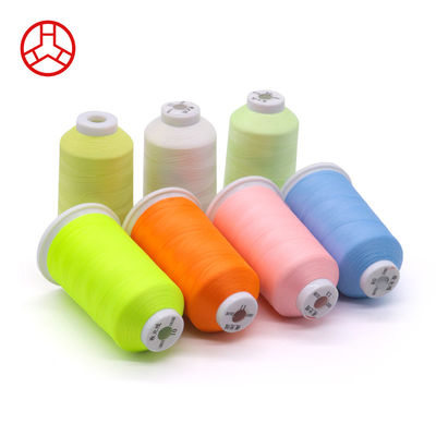 2600m comprimento KANGFA 150D fio luminoso brilhante com efeito de bordado fluorescente