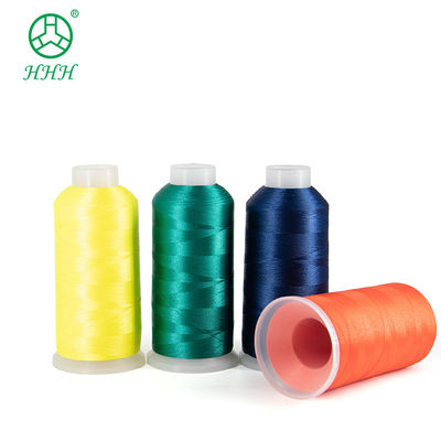 Aceitação de OEM ODM 120D/2 Viscose Rayon Embroidery Thread com Cone de Plástico
