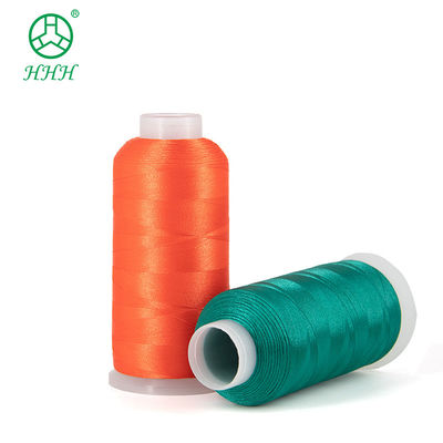 Aceitação de OEM ODM 120D/2 Viscose Rayon Embroidery Thread com Cone de Plástico