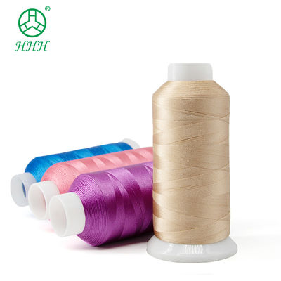 Aceitação de OEM ODM 120D/2 Viscose Rayon Embroidery Thread com Cone de Plástico
